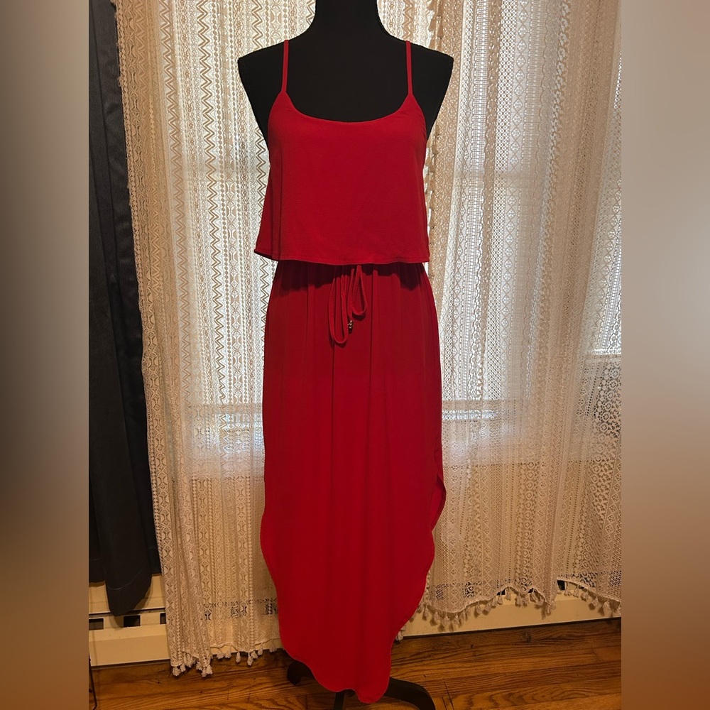 Flowy red dress - Picture 1 of 7